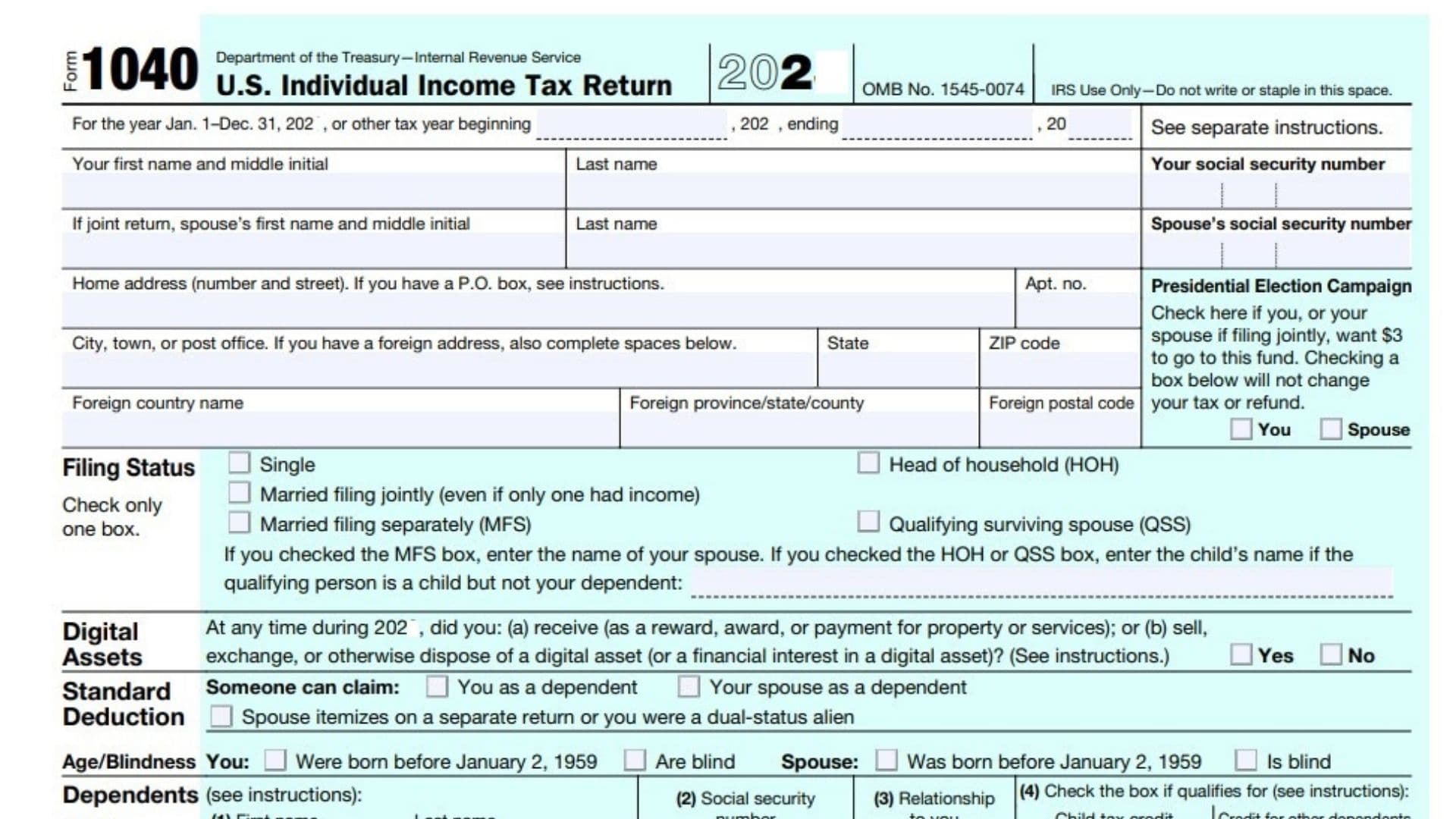 Form 1040