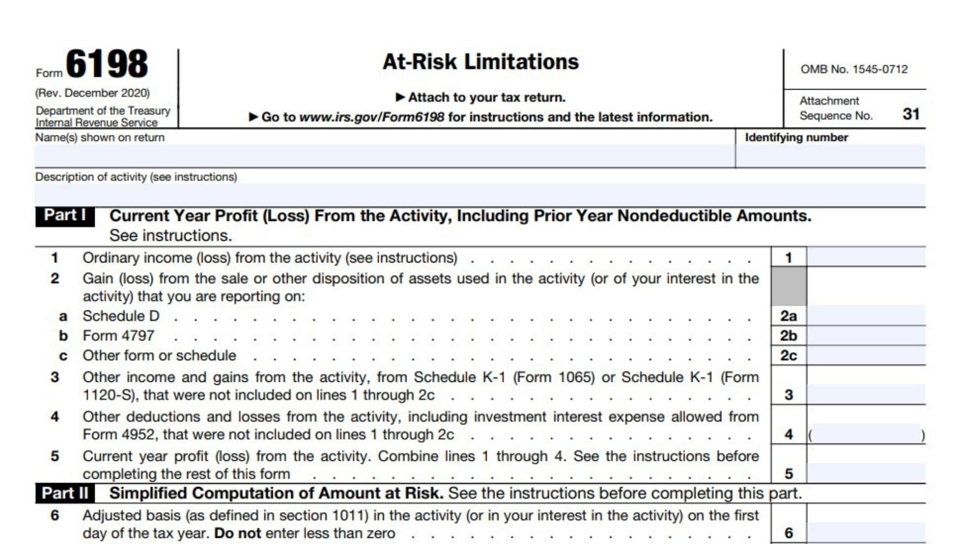 6198 Form