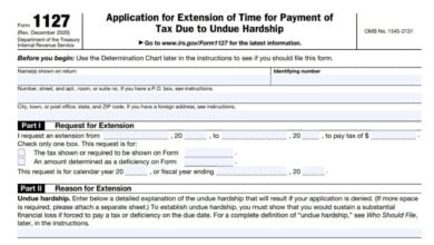 Form 1127