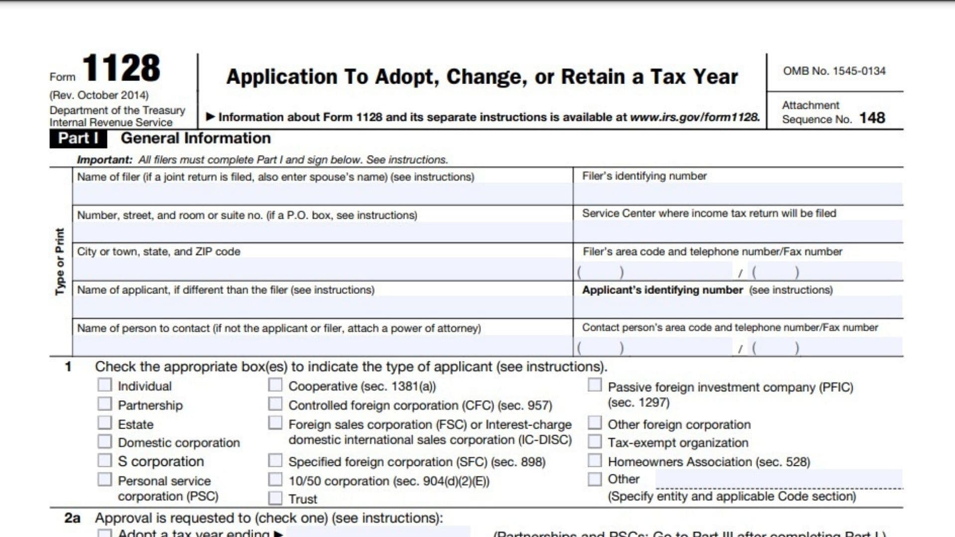 Form 1128