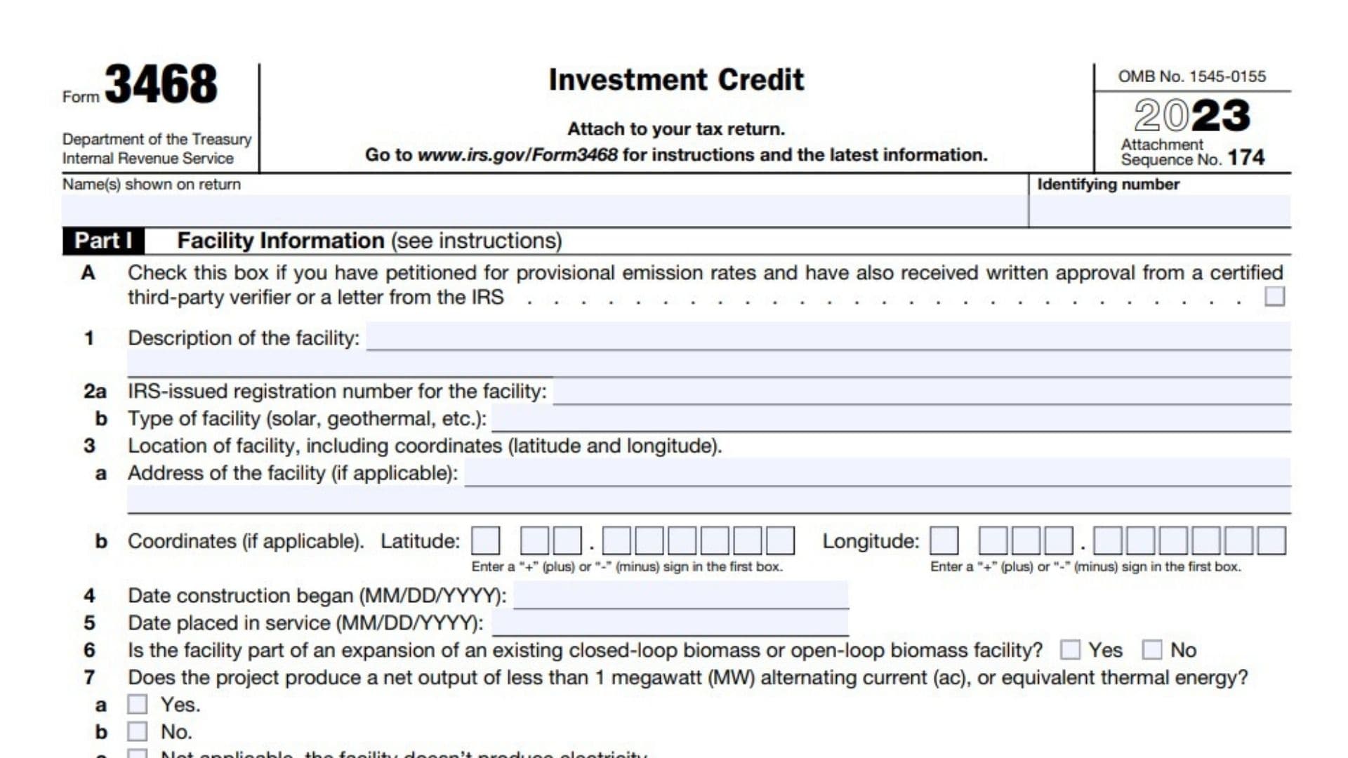 Form 3468