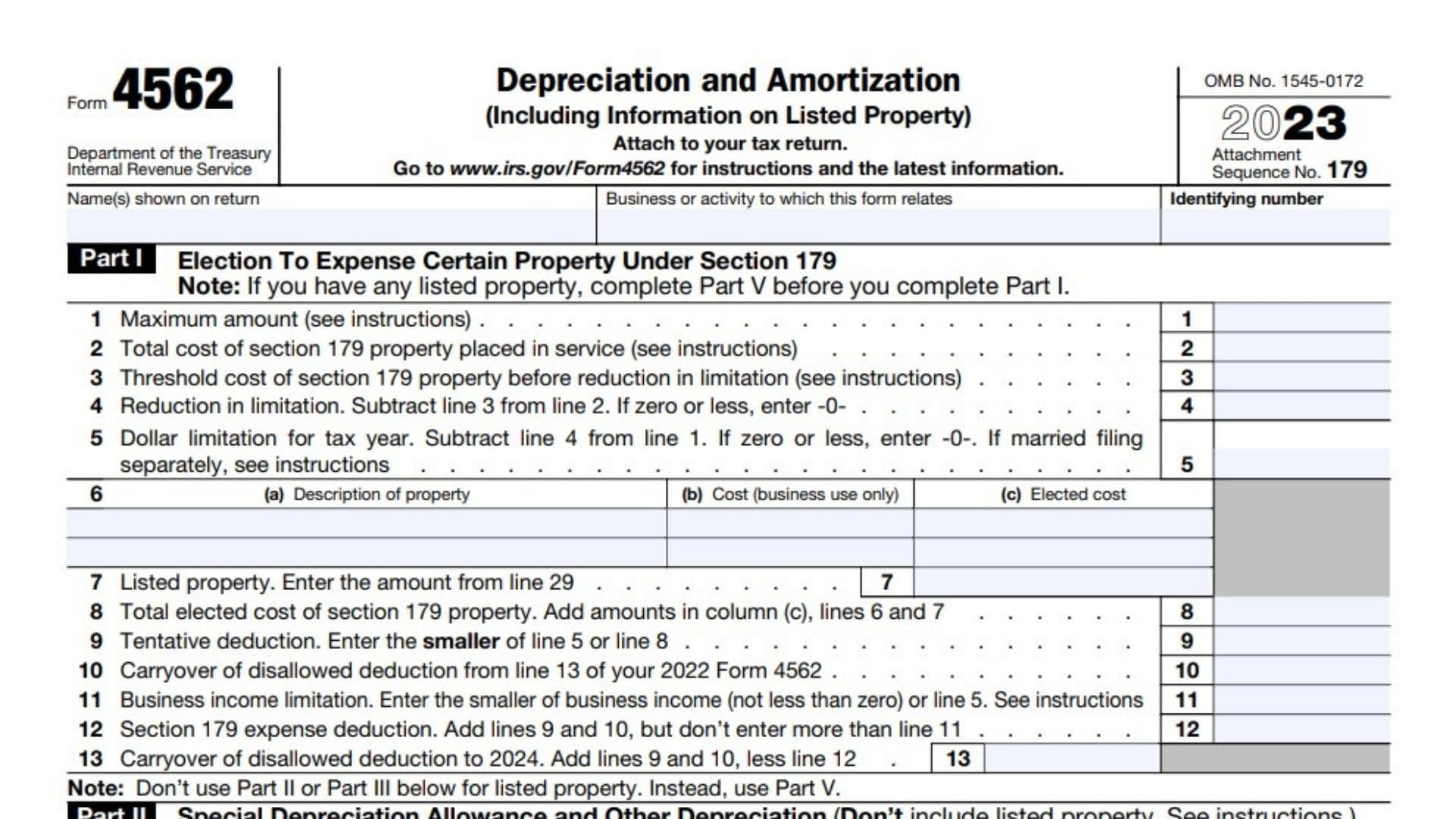 Form 4562