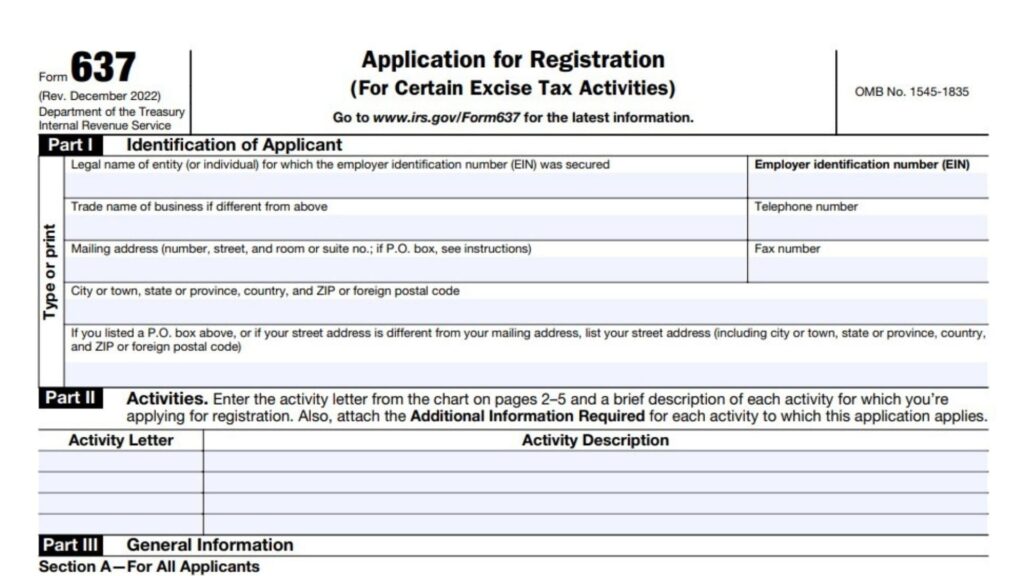 Form 637 Instructions 2024 - 2025