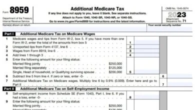 Form 8959 122 Form 8959
