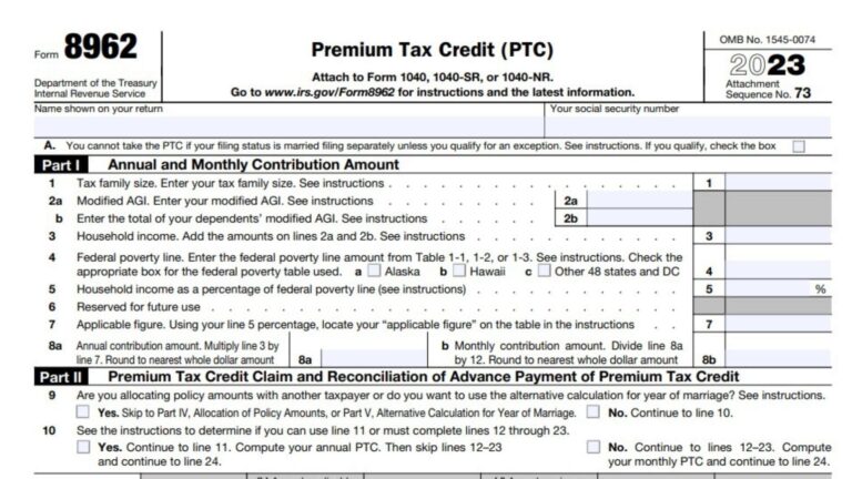 tax form 8962 instructions 2022