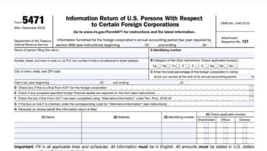 Form 5471 Instructions 2024 - 2025