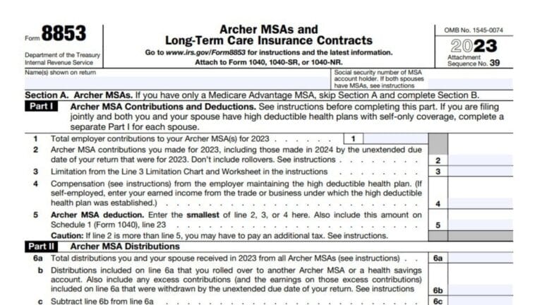 Form 8853 Instructions 2025 - 2026