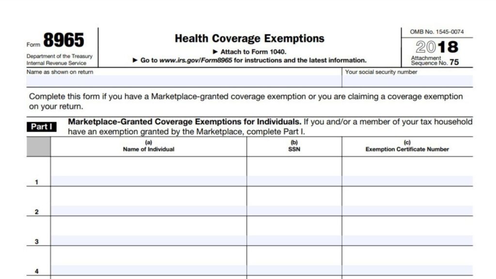 Form 8965 Instructions 2024 - 2025