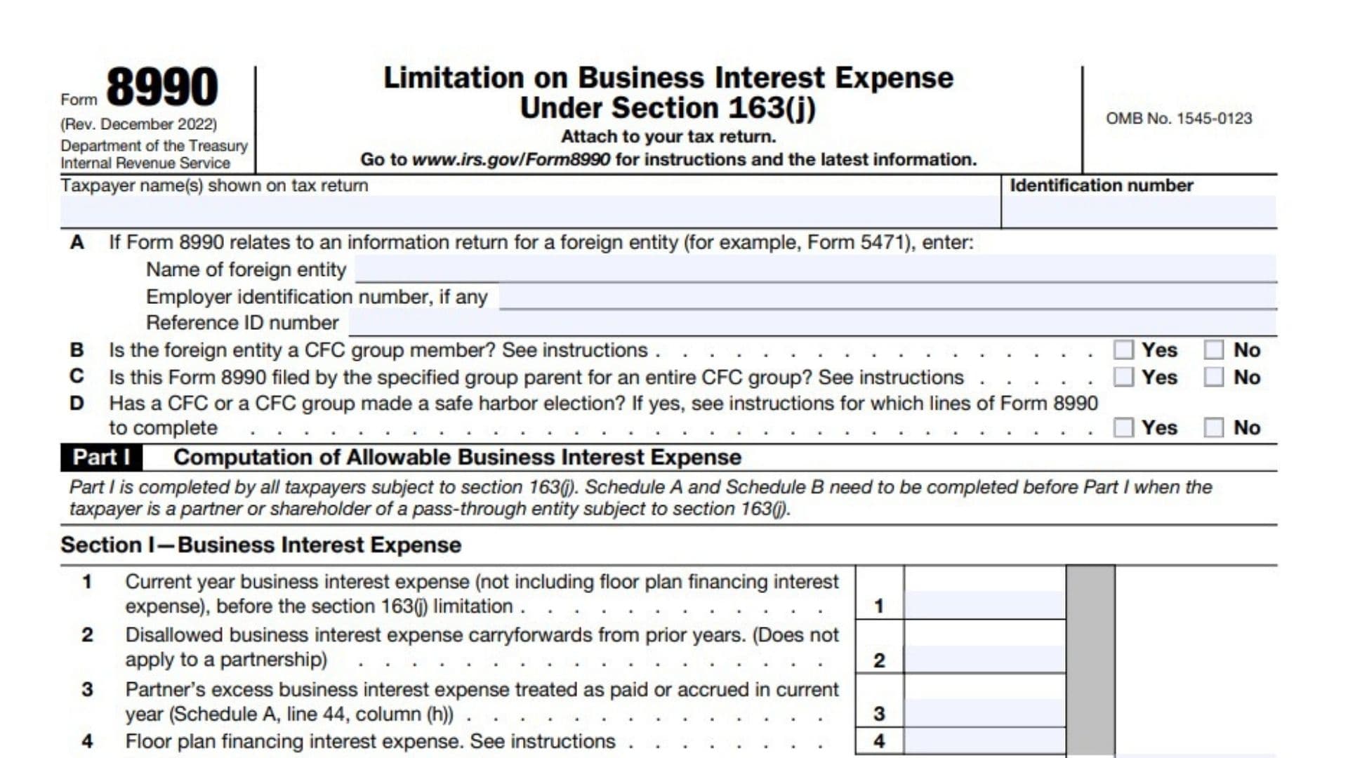 Form 8990