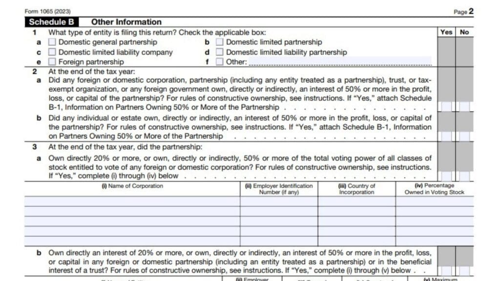 Form 1065 Instructions 2024 - 2025