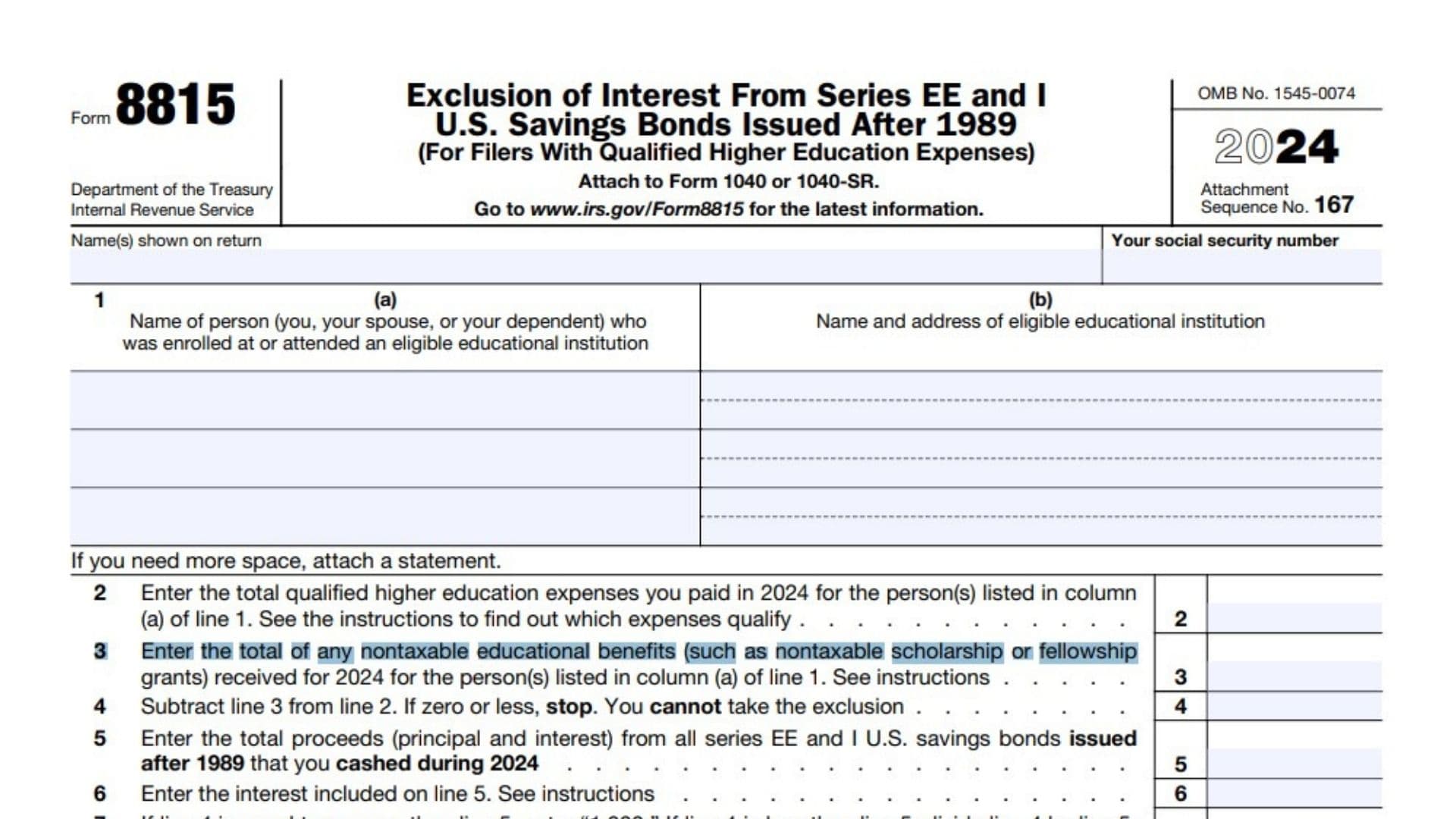 Form 8815