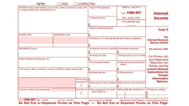 Form 1099 Int Instructions 2024 2025 Form 1099 Int Instructions 2024 2025