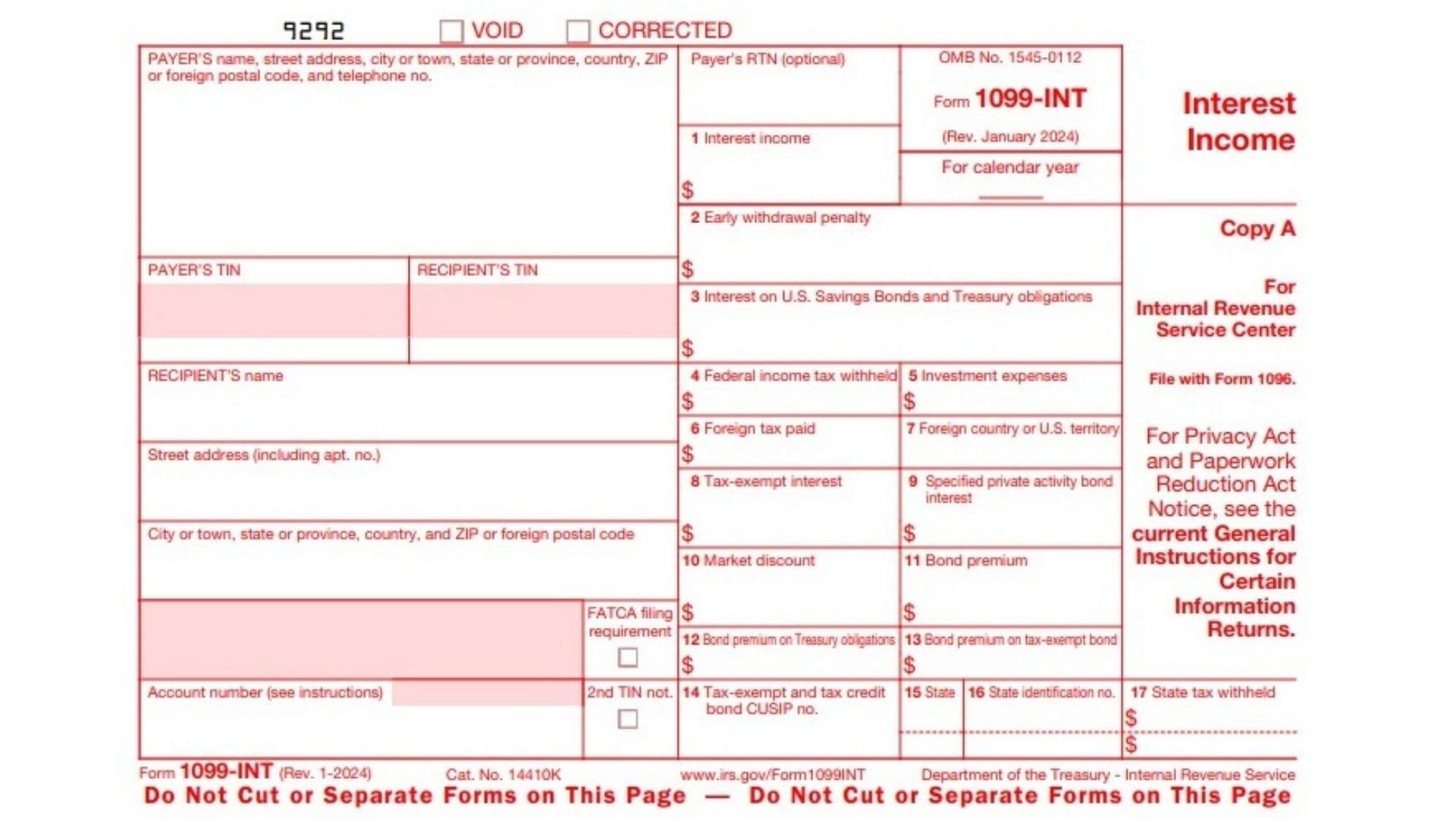 Form 1099-INT