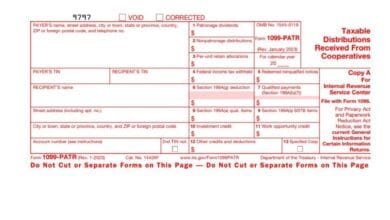 Form 1099-PATR Instructions 2024 - 2025