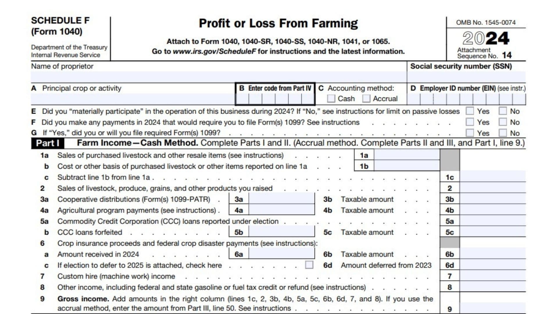 Schedule F (Form 1040) 1 Schedule F (Form 1040)