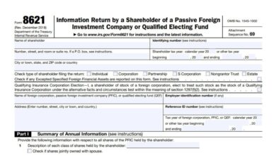 Form 8621 204 Form 8621