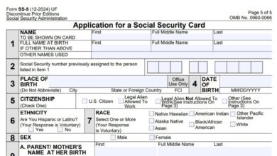 Form SS-5 196 Form SS-5