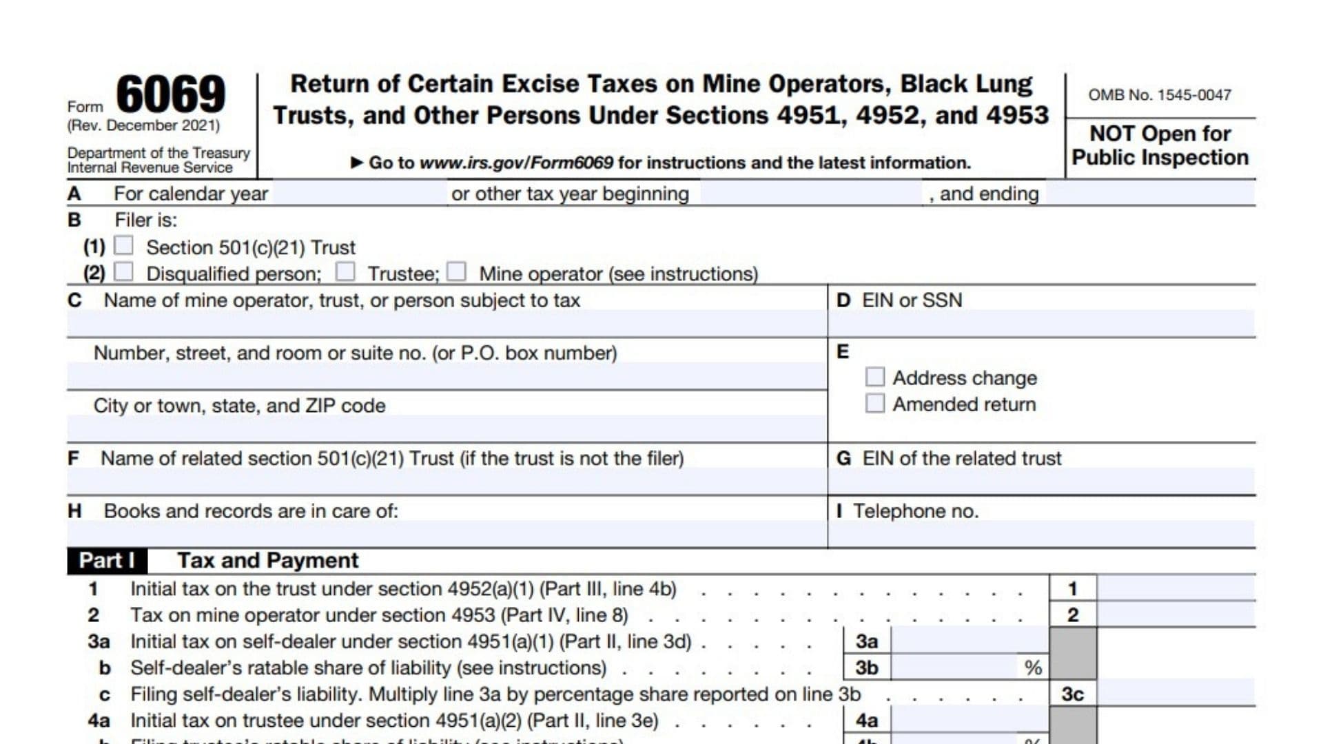 Form 6069 1 Form 6069