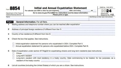 Form 8854 37 Form 8854