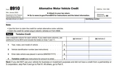 Form 8910