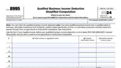 Form 8995 33 Form 8995