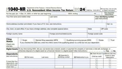 Form 1040-NR 27 Form 1040-NR
