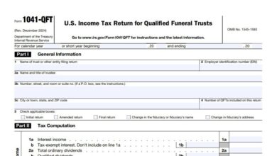 Form 1041-QFT 122 Form 1041-QFT