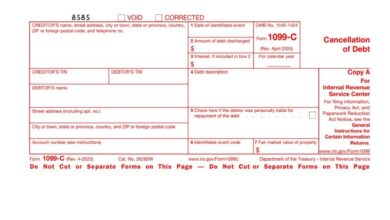 Form 1099-C 186 Form 1099-C