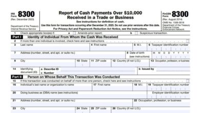 Form 8300 184 Form 8300