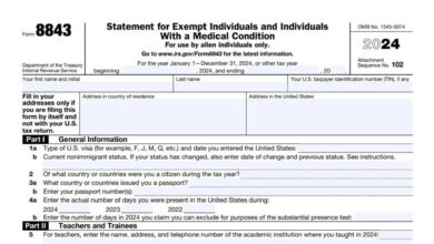 Form 8843 21 Form 8843