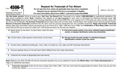 Form 4506-T 165 Form 4506-T