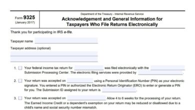 Form 9325 169 Form 9325