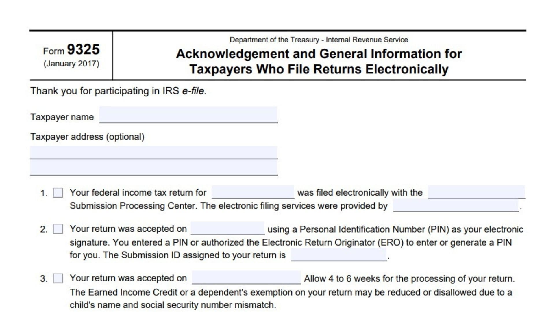 Form 9325 1 Form 9325