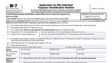 Form W-7 5 Form W-7