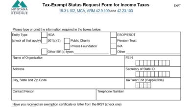 Montana Form EXPT 1 Montana Form EXPT
