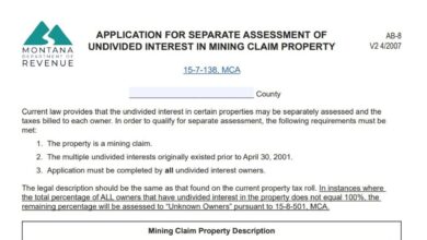 Montana Form AB-8 5 Montana Form AB-8