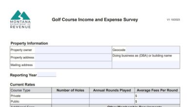 Montana Form IE-GOLF 1 Montana Form IE-GOLF