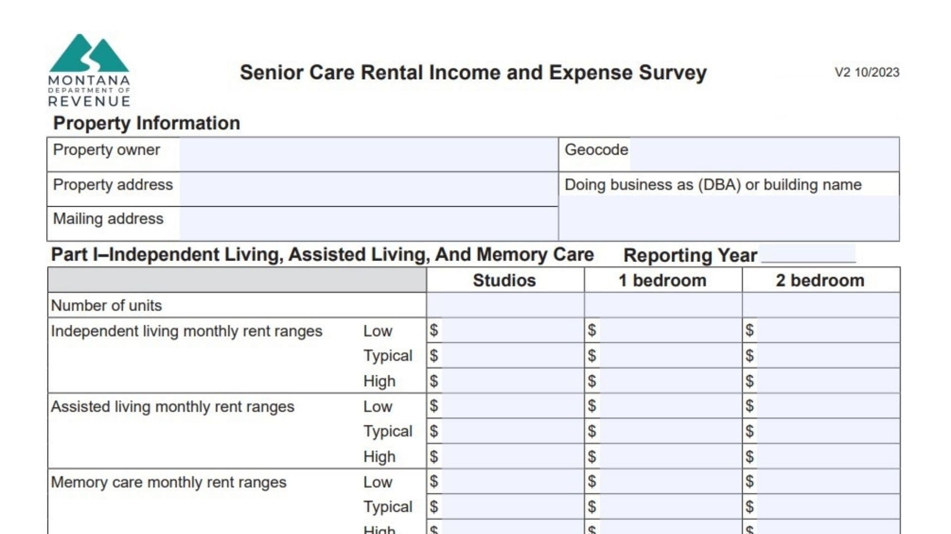 Montana Form IE-NH 1 Montana Form IE-NH
