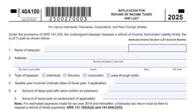 Kentucky Form 461-K 3 Kentucky Form 461-K