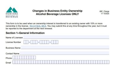 Montana Changes in Business Entity Ownership Form 3 Montana Changes in Business Entity Ownership Form