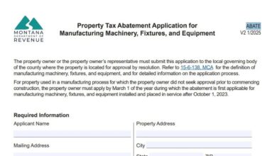 Montana Form ABATE