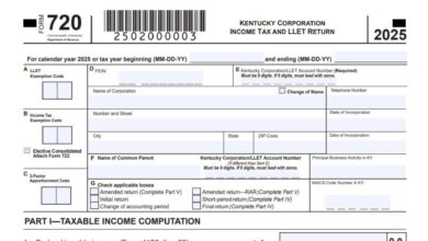 Kentucky Form 720
