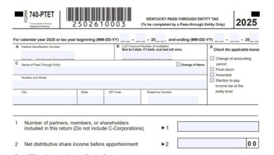 Kentucky Form 740-PTET