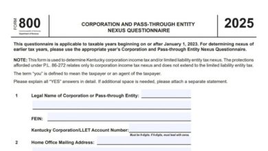 Kentucky Form 800 1 Kentucky Form 800