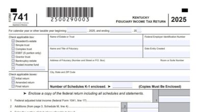 Kentucky Form 741 1 Kentucky Form 741