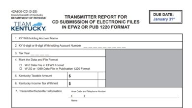 Kentucky Form 42A806-CD