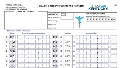 Kentucky Form 73A060