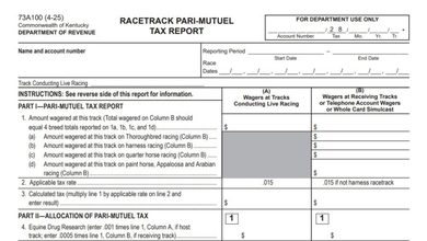 Kentucky Form 73A100