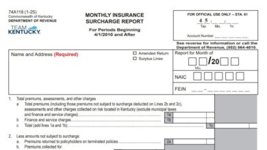 Kentucky Form 74A118