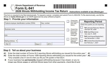 Illinois Form IL-941 5 Illinois Form IL-941